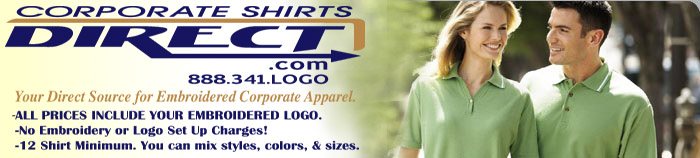 Custom Embroidered Shirts & Accessories for Men & Women | Corporate Shirts Direct